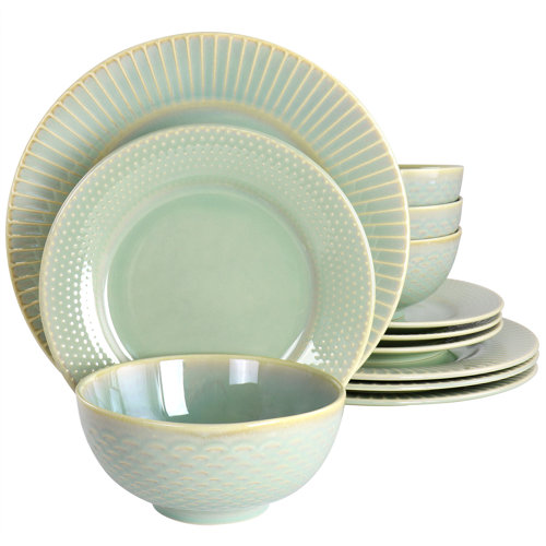 Blue & Green Dinnerware Sets Up to 65 Off Until 11/20 Wayfair Wayfair